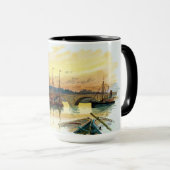 Klassieke afbeelding van London Bridge Mok (Voorkant rechts)