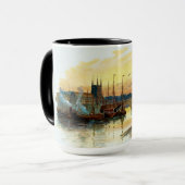 Klassieke afbeelding van London Bridge Mok (Voorkant links)