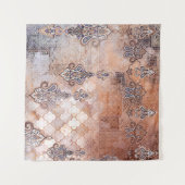 Klassieke  afdruk met patchwork, paisley elem wandkleed (Voorkant (horizontaal))