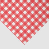 Klassieke afe Red Gingham Gingham Gecontroleerd Pa Tissuepapier (Detail)