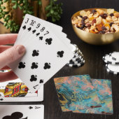 Klassieke afspeelkaarten Abstract ontwerp Pokerkaarten (Insitu)