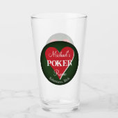 Klassieke afspeelkaarten, porseleinkast, hart glas (Voorkant)