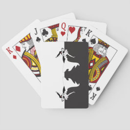 Klassieke afspeelkaarten voor ballroomdansers pokerkaarten