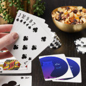 Klassieke afspeelkaarten voor blauwe Logo Pokerkaarten (Insitu)