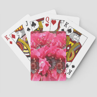 Klassieke afspeelkaarten voor bloemen pokerkaarten