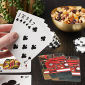 Klassieke afspeelkaarten voor  Red Fire Truck Pokerkaarten (Insitu)