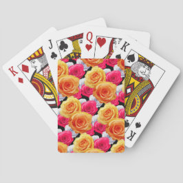 Klassieke afspeelkaarten voor Rozen van de Motif Pokerkaarten