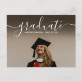 Klassieke Afstuderen Aankondigingskaart (Voorkant)