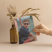 Klassieke Afstuderen foto-aankondiging Aankondiging