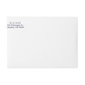 Klassieke Afstuderen omslag rond het Adres van de  (Voorkant)