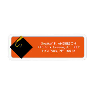 Klassieke Afstuderen Return Address Labels