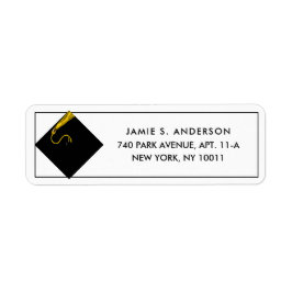 Klassieke Afstuderen Return Address Labels