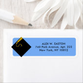 Klassieke Afstuderen Return Address Labels (Insitu)