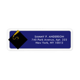 Klassieke Afstuderen Return Address Labels