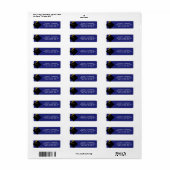 Klassieke Afstuderen Return Address Labels (Full Sheet)