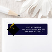 Klassieke Afstuderen Return Address Labels (Insitu)