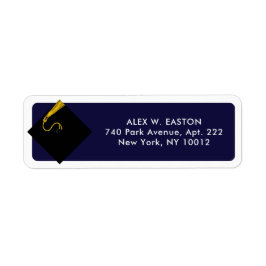 Klassieke Afstuderen Return Address Labels