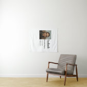 Klassieke afstuderen voeg foto naam klas jaar scho wandkleed (In Situ (horizontaal))