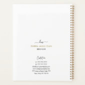 Klassieke agenda voor makelaar onroerend goed (Achterkant)