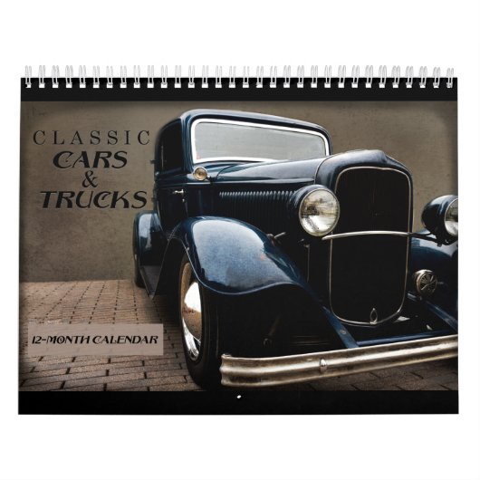 Klassieke agenda's en vrachtwagens kalender (Hoes)