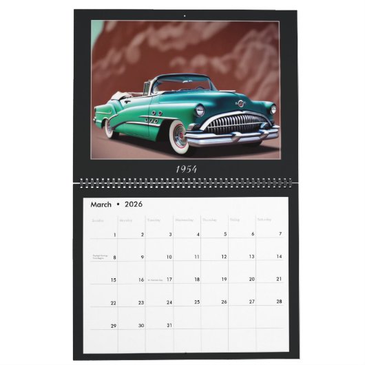 Klassieke agenda's kalender (Mar 2026)