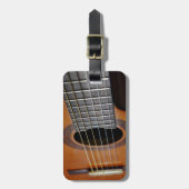 Klassieke akoestische gitaar bagagelabel (Voorkant verticaal)