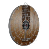 Klassieke akoestische gitaar dartbord (Voorkant Links)