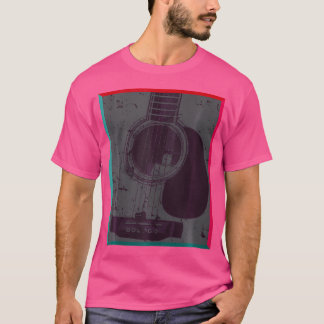 Klassieke  akoestische gitaar voor gitarist t-shirt
