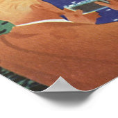 Klassieke Alaskareisposter Kunst, Schitterend Land Poster (Hoek)