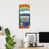Klassieke Alaskareisposter Kunst, Schitterend Land Poster (Thuiskantoor)