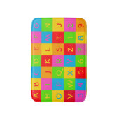 Klassieke alfabet en Number Mats gargoyle font Badmat (Voorkant Verticaal)