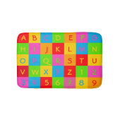 Klassieke alfabet en Number Mats gargoyle font Badmat (Voorkant)