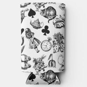Klassieke Alice avonturen in wonderland-personages Seltzer Blikjeskoeler