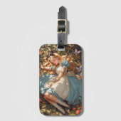 Klassieke Alice droomt van Wonderland Bagagelabel (Voorkant (verticaal))