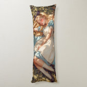 Klassieke Alice droomt van Wonderland Lichaamskussen (Achterkant (Verticaal))