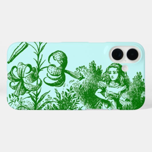 Klassieke Alice in Wonderland Case-Mate iPhone Case (Achterkant (horizontaal))