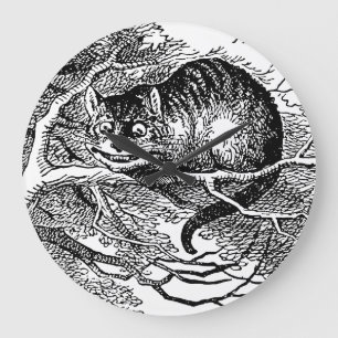 Klassieke Alice in Wonderland, Cheshire Cat Grote Klok