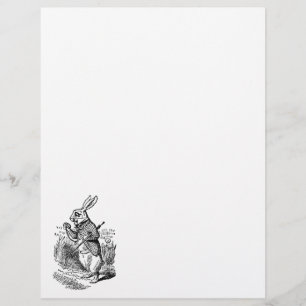 Klassieke Alice in Wonderland de Witte Konijn Horl Flyer