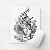 Klassieke Alice in Wonderland de Witte Konijn Horl Muismat (Met muis)
