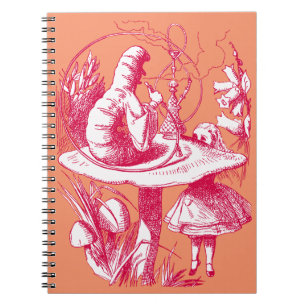 Klassieke Alice in Wonderland Duizendpoot Notitieboek