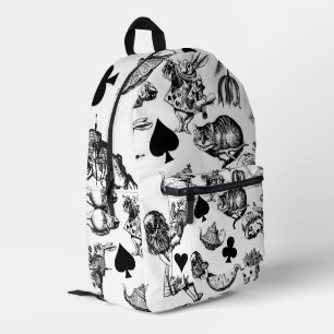 Klassieke Alice in Wonderland-personages Bedrukte Rugzak