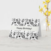 Klassieke Alice in Wonderland-personages: Originee Kaart (Gele Bloem)