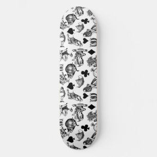 Klassieke Alice in Wonderland-personages Persoonlijk Skateboard