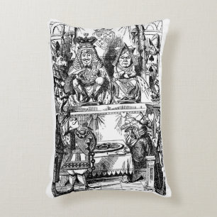 Klassieke Alice in Wonderland, proces van de Harte Accent Kussen