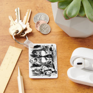 Klassieke Alice in Wonderland, Tweedledum Tweedled Sleutelhanger
