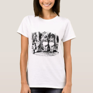 Klassieke Alice in Wonderland, Tweedledum Tweedled T-shirt