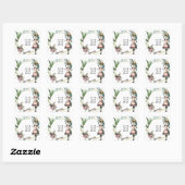 Klassieke Alice in Wonderland Vierkante Sticker (Vel)