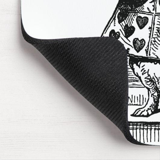 Klassieke Alice in Wonderland Witte Konijn als Her Muismat (Hoek)