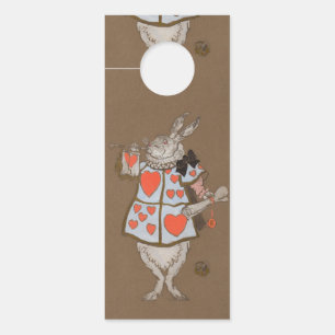 Klassieke Alice in Wonderland Witte Konijn Heraldi Deurhanger