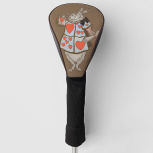 Klassieke Alice in Wonderland Witte Konijn Heraldi Golfheadcover
